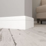 Плинтус напольный из ЛДФ белый Ultrawood арт. Base 5380 p (2000 x 110 x 10 мм.)