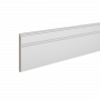 Плинтус напольный из ЛДФ белый Ultrawood арт. Base 5380 p (2000 x 110 x 10 мм.)