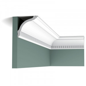 CX129 Карниз Orac Decor из дюропоплимера - Плинтус потолочный с рисунком