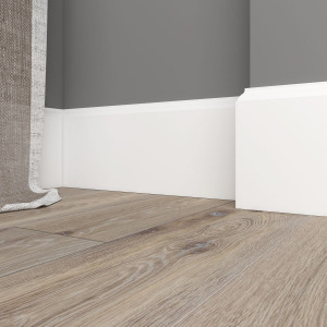 Плинтус напольный из ЛДФ Ultrawood  Base 0008 (2440 x 134 x 12 мм.)
