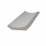 Карниз из ЛДФ Ultrawood арт. CR 0017 i (2000 х 42 х 44,3) - Плинтус потолочный