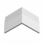 Плинтус напольный из ЛДФ Ultrawood арт. Base 5074 i (2000 x 184 x 15 мм.)