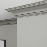 Карниз из ЛДФ Ultrawood  CR 4080 (2440 х 60 х 60) - Плинтус потолочный