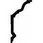 Карниз U.6.50.402 из композита (Дюрополимер) Европласт - Плинтус потолочный
