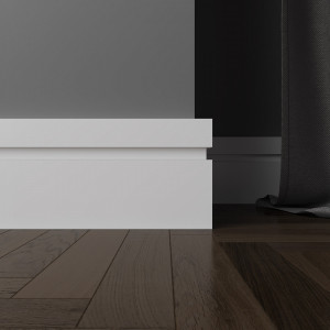 Плинтус напольный из ЛДФ Ultrawood Base 1015L (2440 x 100 x 15 мм.)