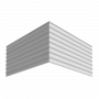 Стеновая панель из ЛДФ Ultrawood арт. UW 03 i (2000 х 240 х 13 мм.) - 3D панель