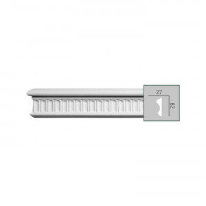 CR 636 (2,00 м) (U) Молдинг с орнаментом из полиуретана Fabello Decor - Декоративный молдинг