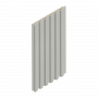 Стеновая панель Ultrawood NEXT арт. WPC 002 WH (2900 х 118 х 11 мм)