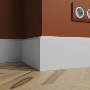 Плинтус напольный из ЛДФ Ultrawood Base 0023 (2440 x 120 x 12 мм.)