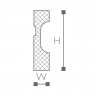 FD7 плинтус Wallstyl напольный из дюрополимера NMC