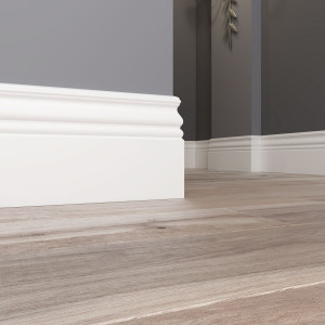 Плинтус напольный из ЛДФ Ultrawood  Base 5074 (2440 x 184 x 15 мм.)