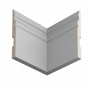 Плинтус напольный из ЛДФ Ultrawood арт. Base 5272 i (2000 x 160 x 15 мм.)