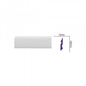 M 206 (2,00 м) (U) Молдинг с гладким профилем