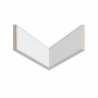 Плинтус напольный из ЛДФ Ultrawood арт. Base 8012 i (2000 x 80 x 12 мм.)