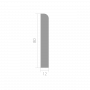 Плинтус напольный из ЛДФ Ultrawood арт. Base 8012 i (2000 x 80 x 12 мм.)