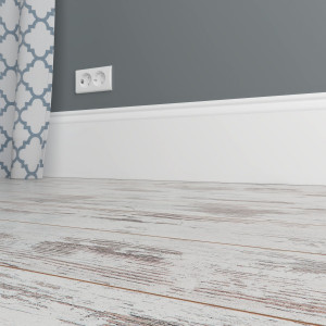 Плинтус напольный из ЛДФ Ultrawood  Base 0007 (2440 x 185 x 15 мм.)