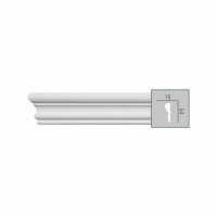 CR 3007 (2,00 м) (U) Молдинг с гладким профилем из полиуретана Fabello Decor - Декоративный молдинг