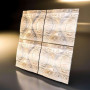 Деревянная 3D панель Clock