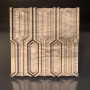Деревянная 3D панель Stained Glass