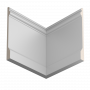 Плинтус напольный из ЛДФ Ultrawood арт. Base 5800 (2000 x 230 x 20 мм.)