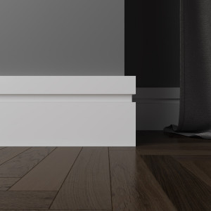 Плинтус напольный из ЛДФ Ultrawood арт. Base 1015L i (2000 x 100 x 15 мм.)