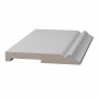 Плинтус напольный из ЛДФ белый Ultrawood арт. Base 5500 p (2000 x 138 x 18 мм.)