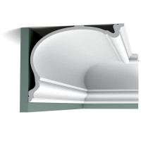 C344 Карниз Orac Decor из полиуретана - Плинтус потолочный