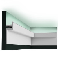 C382 Карниз для подсветки Orac Decor из полиуретана - Плинтус потолочный