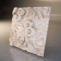 Деревянная 3D панель Numeral
