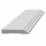 Плинтус напольный из ЛДФ Ultrawood арт. Base 0001 i (2000 x 83 x 12 мм.)