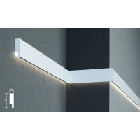 MC 303 LED Молдинг с гладким профилем