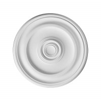 R 4017 (U) Розетка потолочная гладкая из полиуретана Fabello Decor