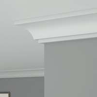 Карниз из ЛДФ Ultrawood  CR 0014 (2440 х 30 х 31) - Плинтус потолочный