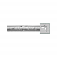 C 1092 (2,00 м) (U) Карниз с орнаментом из полиуретана Fabello Decor - Плинтус потолочный