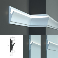 Tesori KD 402 - встраиваемый молдинг для скрытой LED подсветки