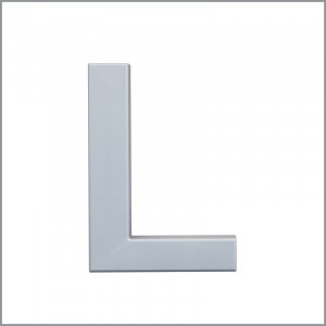 "L" Буква декоративная из полиуретана Art Decor