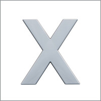 "X" Буква декоративная из полиуретана Art Decor