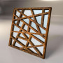 Зеркальная 3D панель Lines