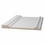 Плинтус напольный из ЛДФ Ultrawood арт. Base 5800 i (2000 x 230 x 20 мм.)
