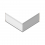 Плинтус напольный из ЛДФ белый Ultrawood арт. Base 5800 p (2000 x 230 x 20 мм.)