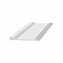 Плинтус напольный из ЛДФ белый Ultrawood арт. Base 5800 p (2000 x 230 x 20 мм.)