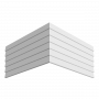 Стеновая панель из ЛДФ Ultrawood арт. UW 08 i (2000 х 240 х 12 мм) - 3D панель