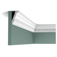 C212 Карниз Orac Decor из полиуретана - Плинтус потолочный с рисунком