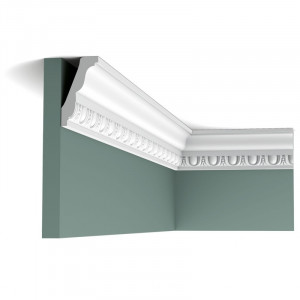 C212 Карниз Orac Decor из полиуретана - Плинтус потолочный с рисунком
