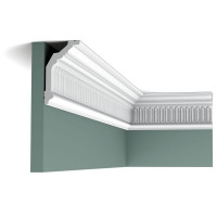 C304 Карниз Orac Decor из полиуретана - Плинтус потолочный с рисунком