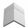 Плинтус напольный из ЛДФ Ultrawood арт. Base 5902 i (2000 x 230 x 15 мм.)