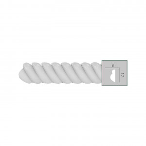 CR 3100 (2,00 м) (U) Молдинг с орнаментом из полиуретана Fabello Decor - Декоративный молдинг