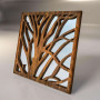 Зеркальная 3D панель Sapling