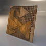 Резная 3D панель Triangles