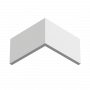 Профиль из ЛДФ белый Ultrawood арт. BO 4112 p (2000 х 108 х 12 мм)